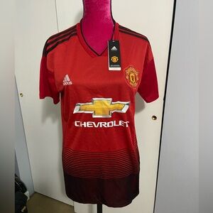 Adidas Manchester lukaku red jersey medium NWT